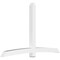 Ekena Millwork Bellingham Architectural Grade PVC Gable Bracket, 108"W x 67 1/2"H x 6"D x 6"F, 15/12 Pitch GBP108X68X0606BEL00 - alternate 1